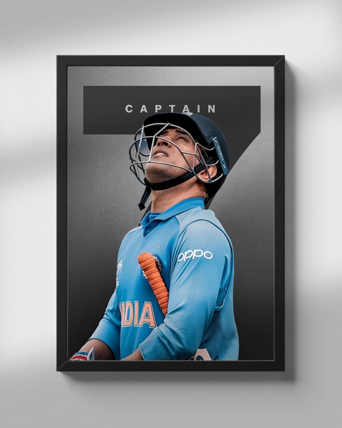 MS Dhoni Poster | Cricket Poster - MSD
