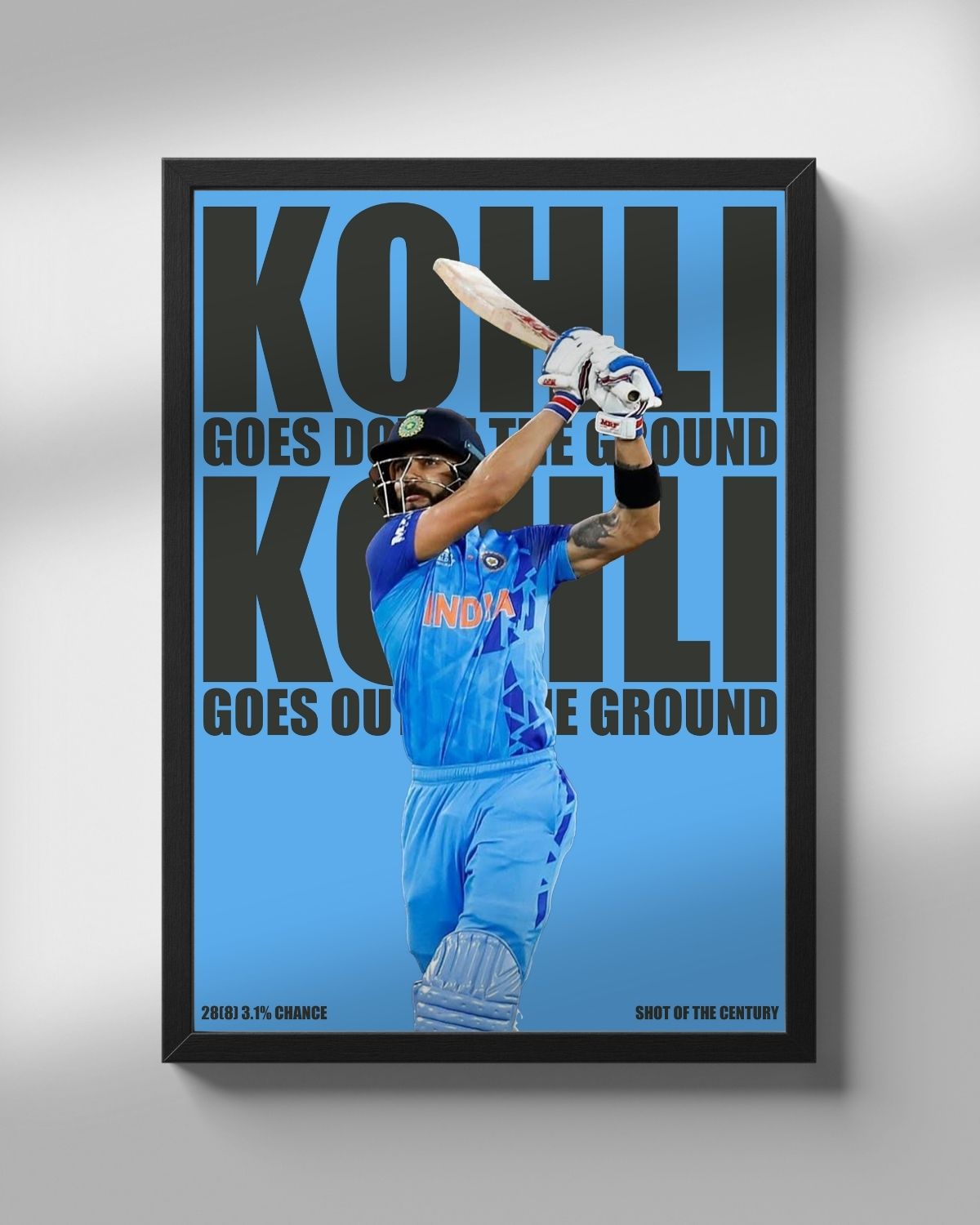 Virat Kohli Poster | Cricket Poster - Shot of the Century