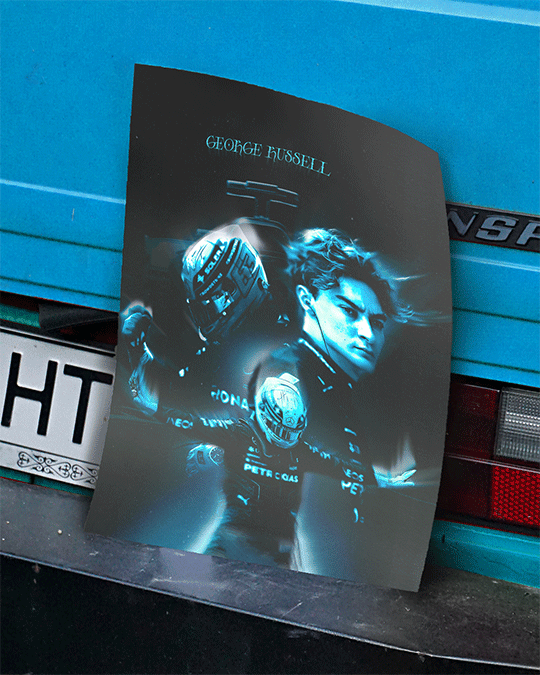 George Russell Poster