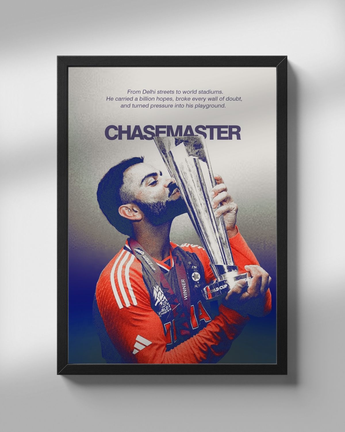 Virat Kohli Poster | Cricket Poster - Chasemaster